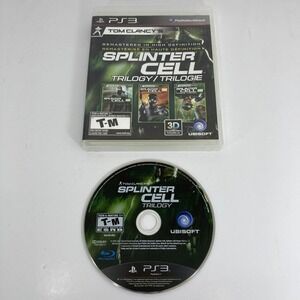 Tom Clancy's Splinter Cell : Trilogy (Sony PlayStation 3, PS3) No Manual TESTED